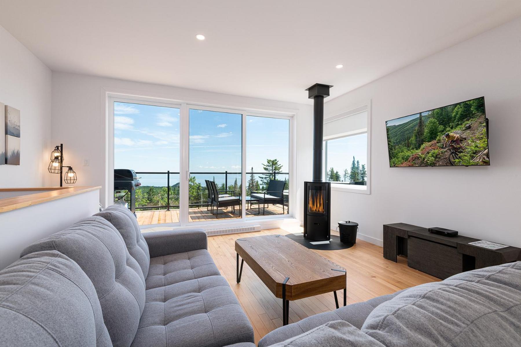 Les Chalets Du Massif De Charlevoix Petite-Riviere-Saint-Francois Habitación foto