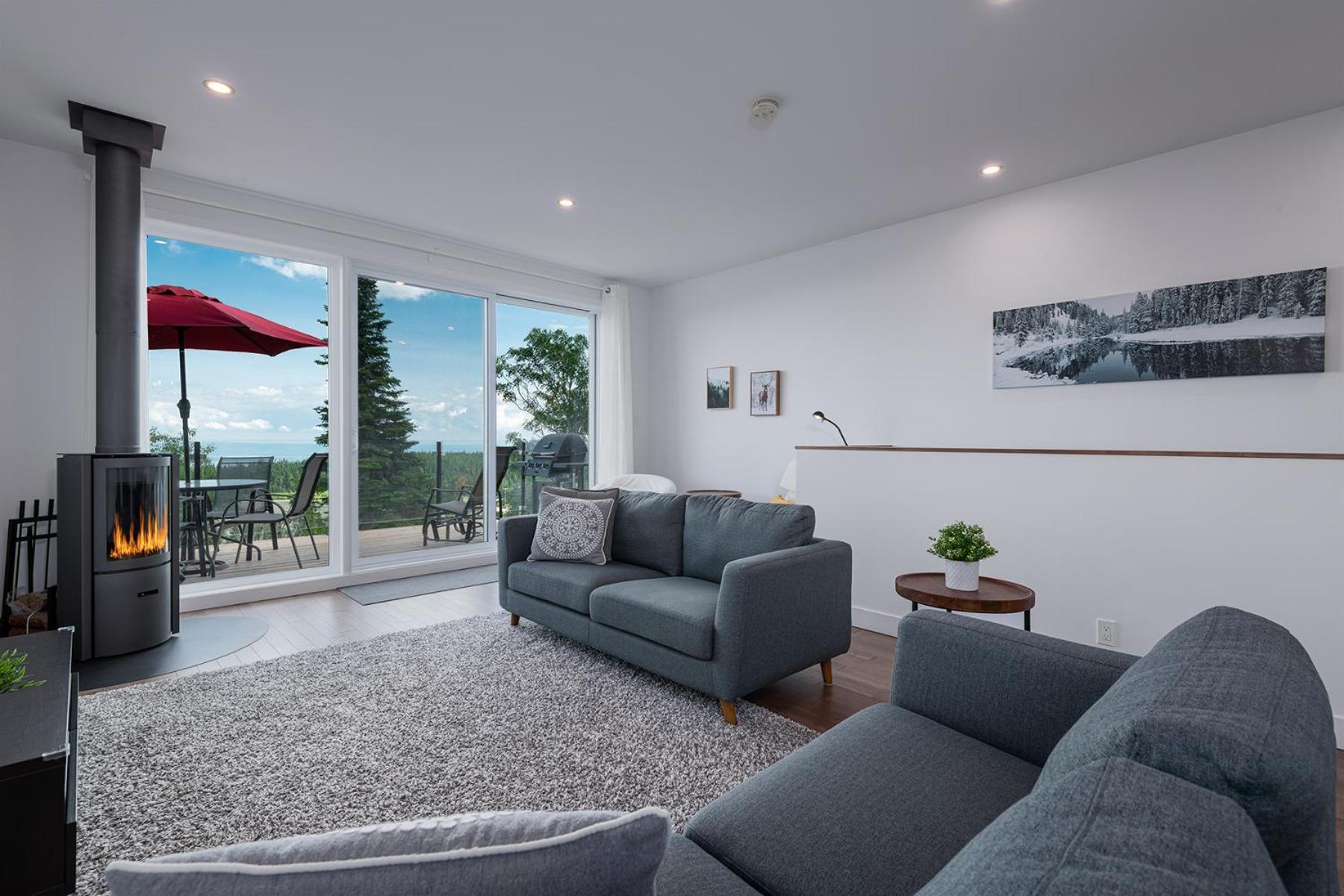 Les Chalets Du Massif De Charlevoix Petite-Riviere-Saint-Francois Habitación foto